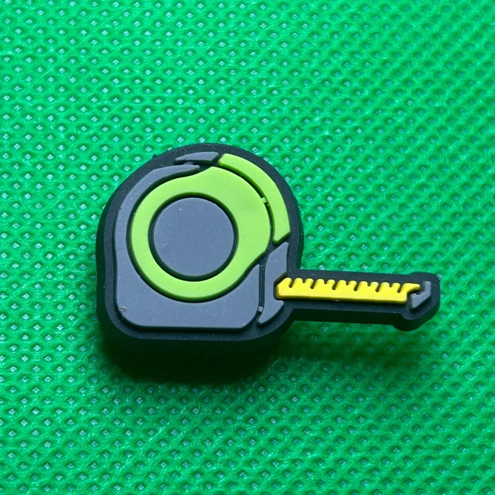 🌼 (5/$10 or 10/$15) NEW “Tool” Croc Charm Collection Tape Measure Handyman - Picture 1 of 2
